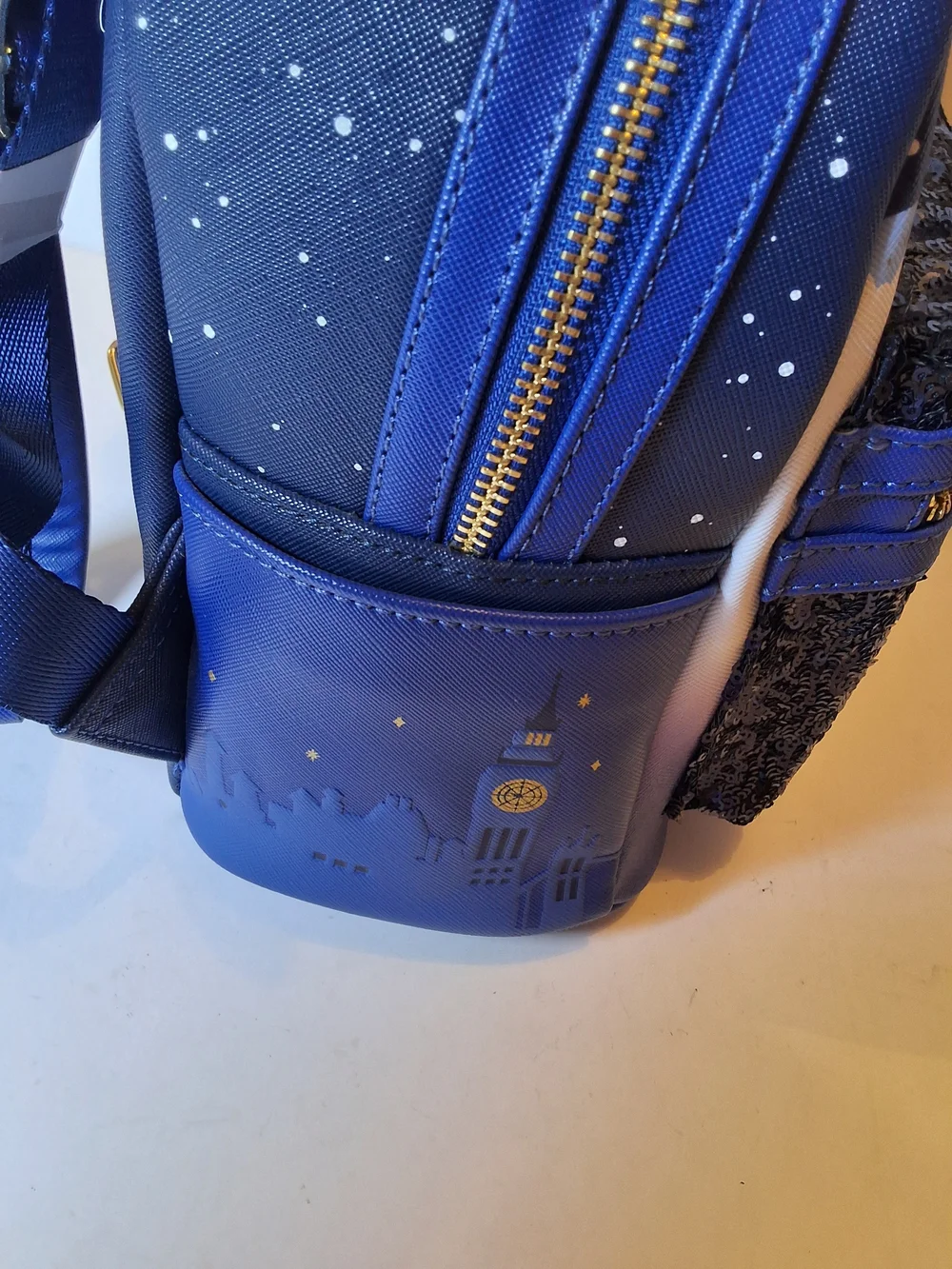 Loungefly Navy Peter Pan Flight Seq Mini Mmma Nwt